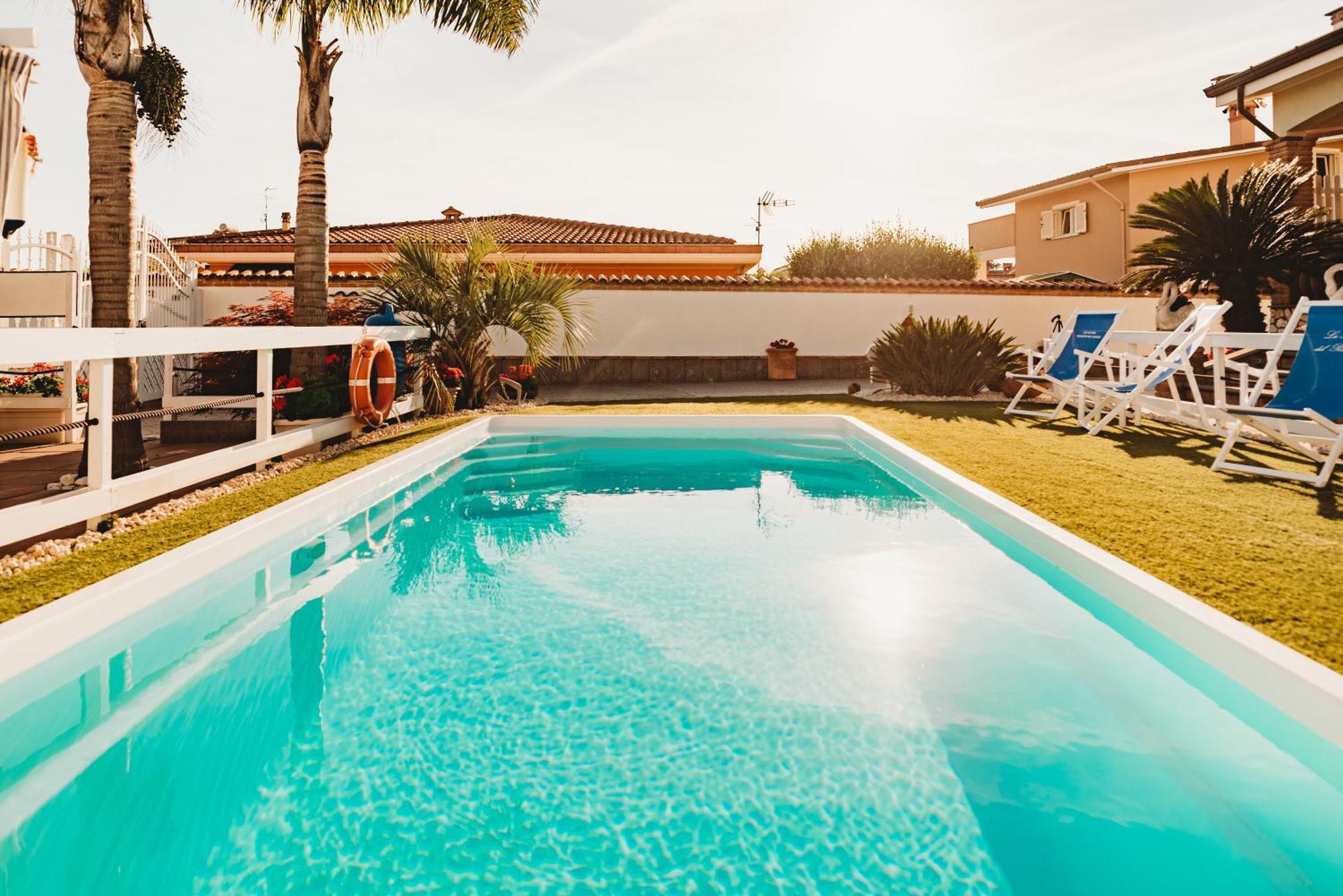 Alloggio Turistico Con Piscina Palestra Jacuzzi Sauna Apartment Anzio Bagian luar foto