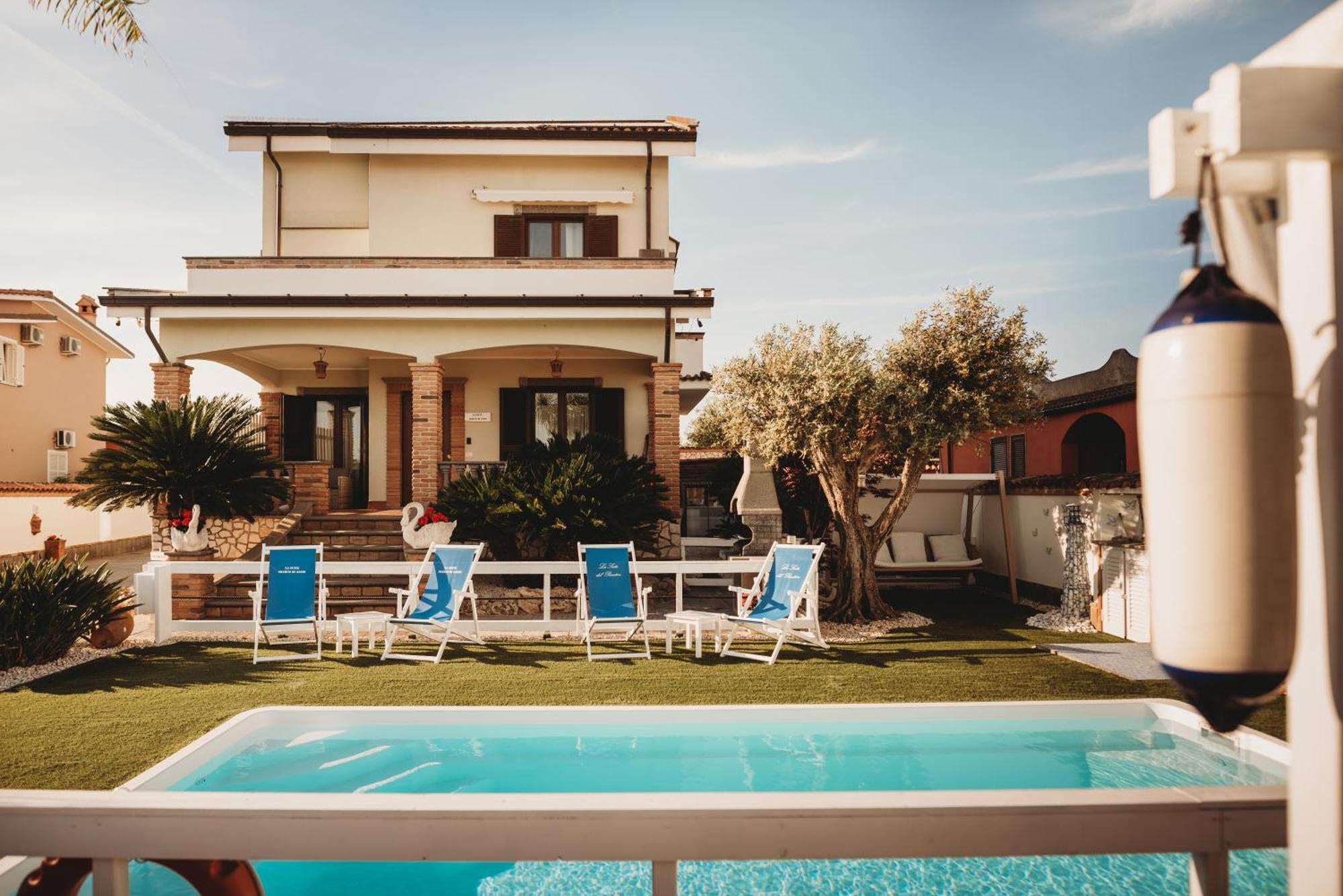 Alloggio Turistico Con Piscina Palestra Jacuzzi Sauna Apartment Anzio Bagian luar foto